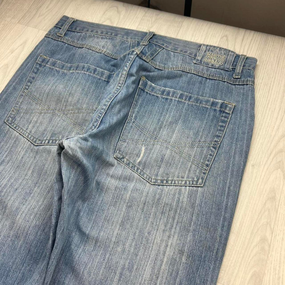 VINTAGE Y2K MARITHE FRANCOIS GIRBAUD BAGGY JEANS BLUE