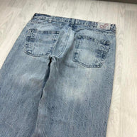 VINTAGE Y2K SOUTHERN MENSWEAR BAGGY JEANS BLUE