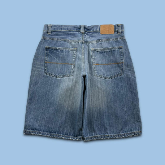 VINTAGE BLUENOTES BAGGY LOOSE HIP HOP JORTS BLUE (36w)