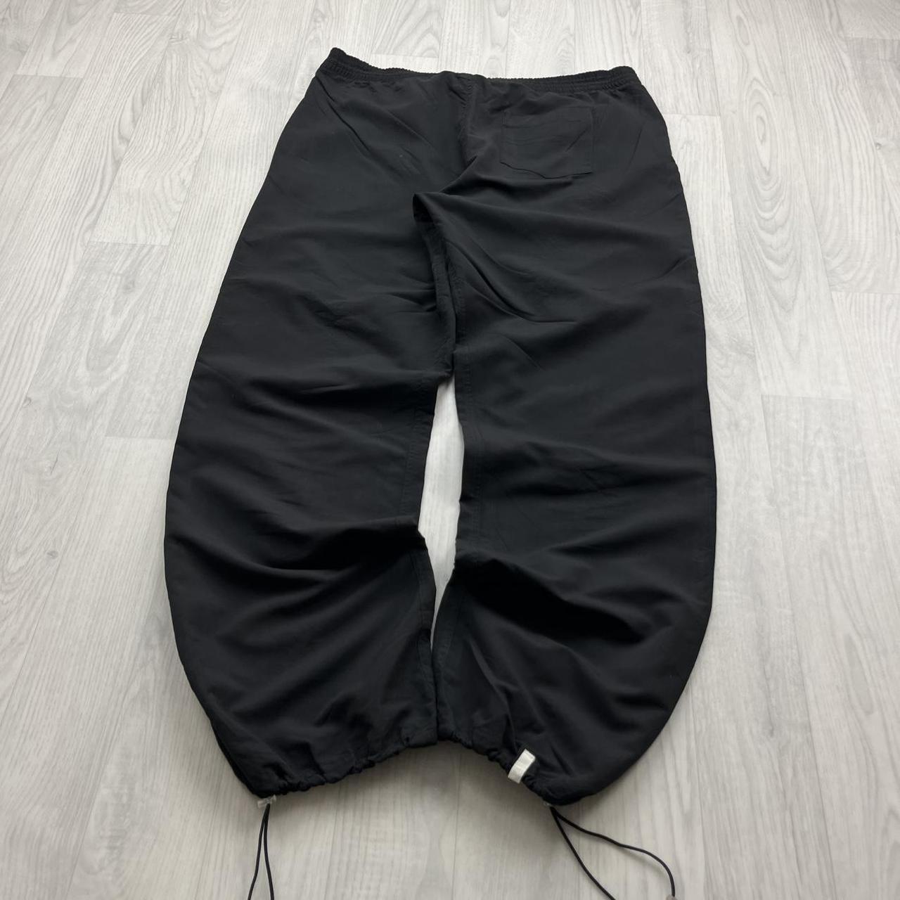 VINTAGE Y2K PUMA TECHNICAL BAGGY TRACKSUIT BOTTOMS BLACK