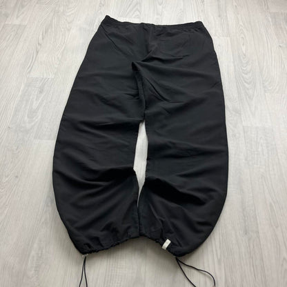 VINTAGE Y2K PUMA TECHNICAL BAGGY TRACKSUIT BOTTOMS BLACK