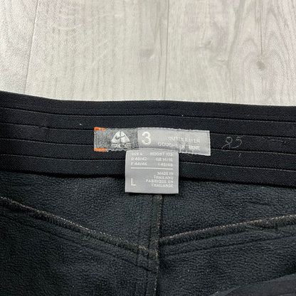 VINTAGE Y2K NIKE ACG BAGGY SKI PANTS SALOPETTES BROWN