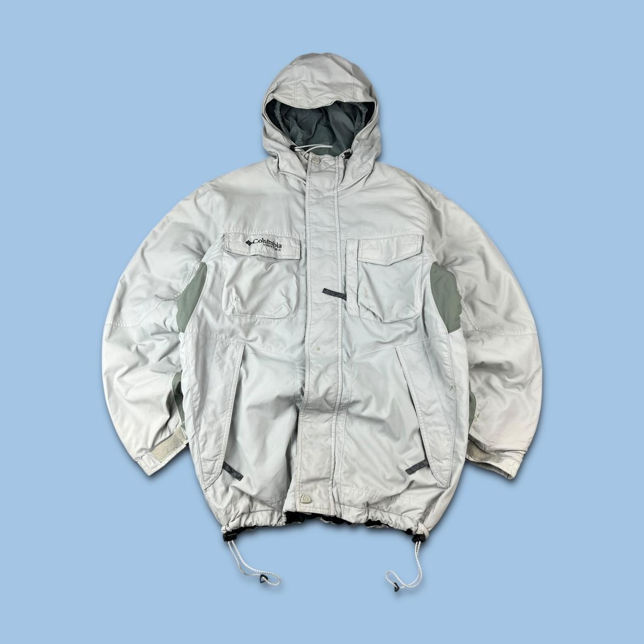 VINTAGE 00s COLUMBIA TECHNICAL UTILITY JACKET GREY