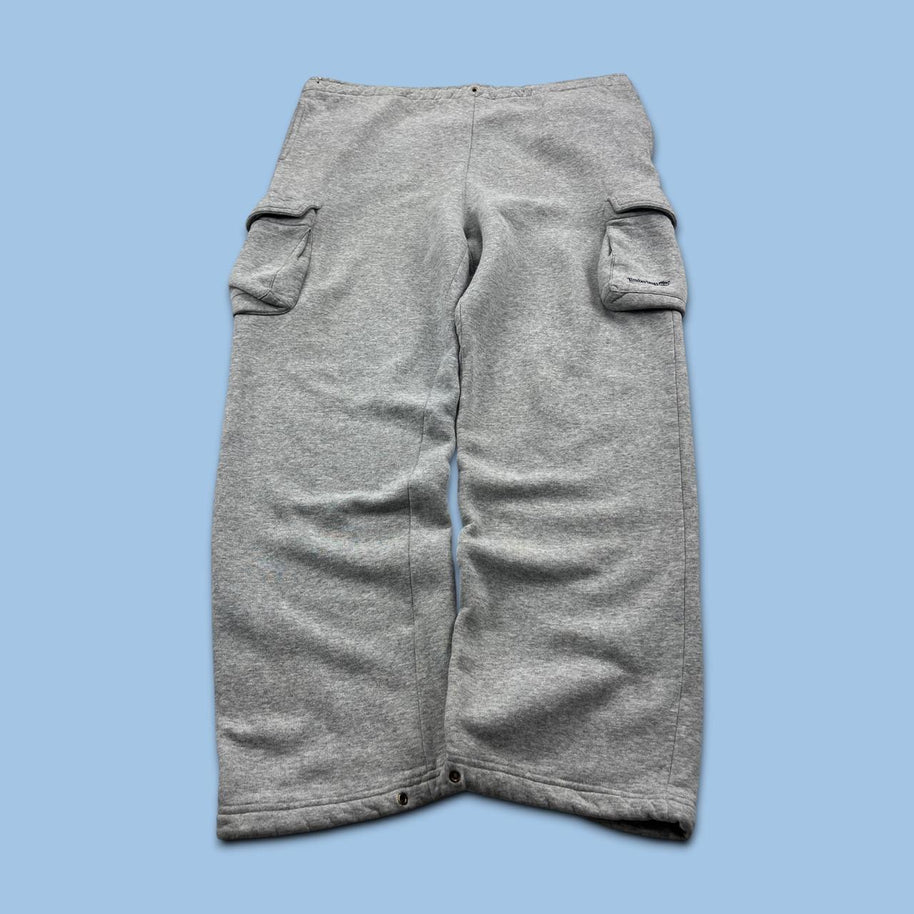VINTAGE Y2K TIMBERLAND BAGGY COTTON SWEATPANTS GREY