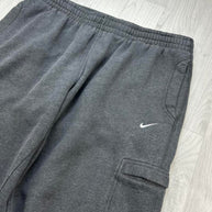 VINTAGE Y2K NIKE BAGGY COTTON SWEATPANTS CHARCOAL GREY