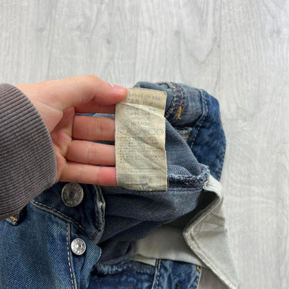 VINTAGE Y2K LEVIS LOW RISE BOOTCUT FLARED JEANS BLUE