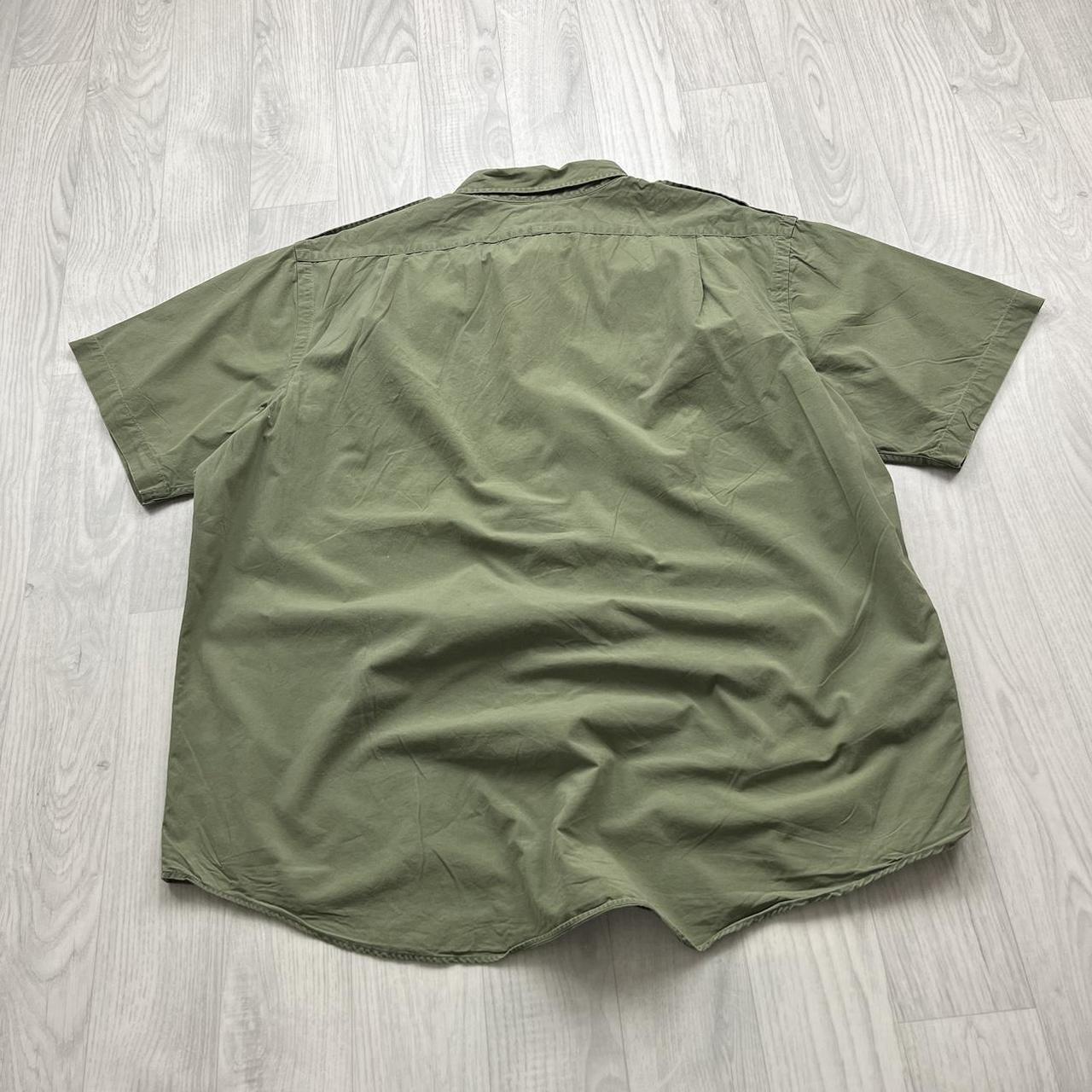 VINTAGE Y2K RALPH LAUREN SHORT SLEEVE SHIRT GREEN