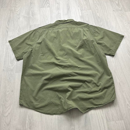VINTAGE Y2K RALPH LAUREN SHORT SLEEVE SHIRT GREEN