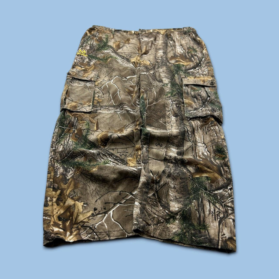 VINTAGE REALTREE WIDE LEG CAMO CARGO PANTS