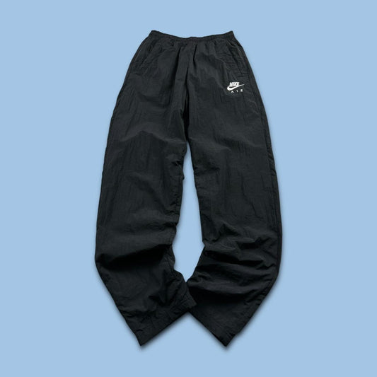 NIKE STRAIGHT LEG BAGGY TRACKSUIT BOTTOMS BLACK