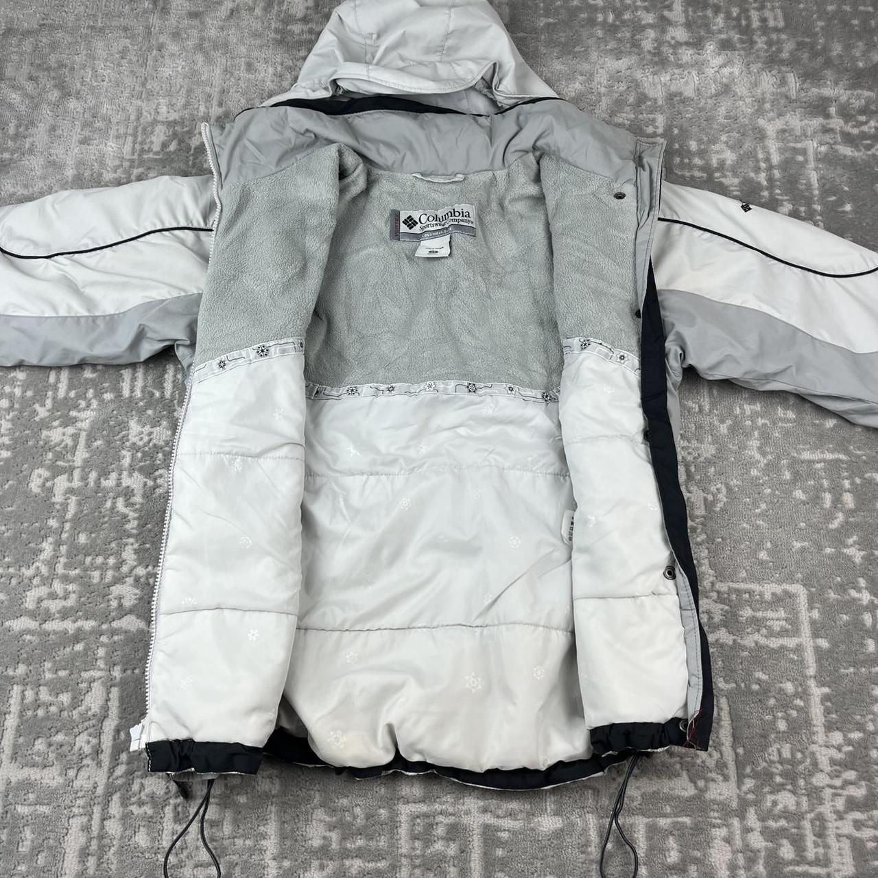 VINTAGE 00s COLUMBIA TECHNICAL UTILITY JACKET WHITE