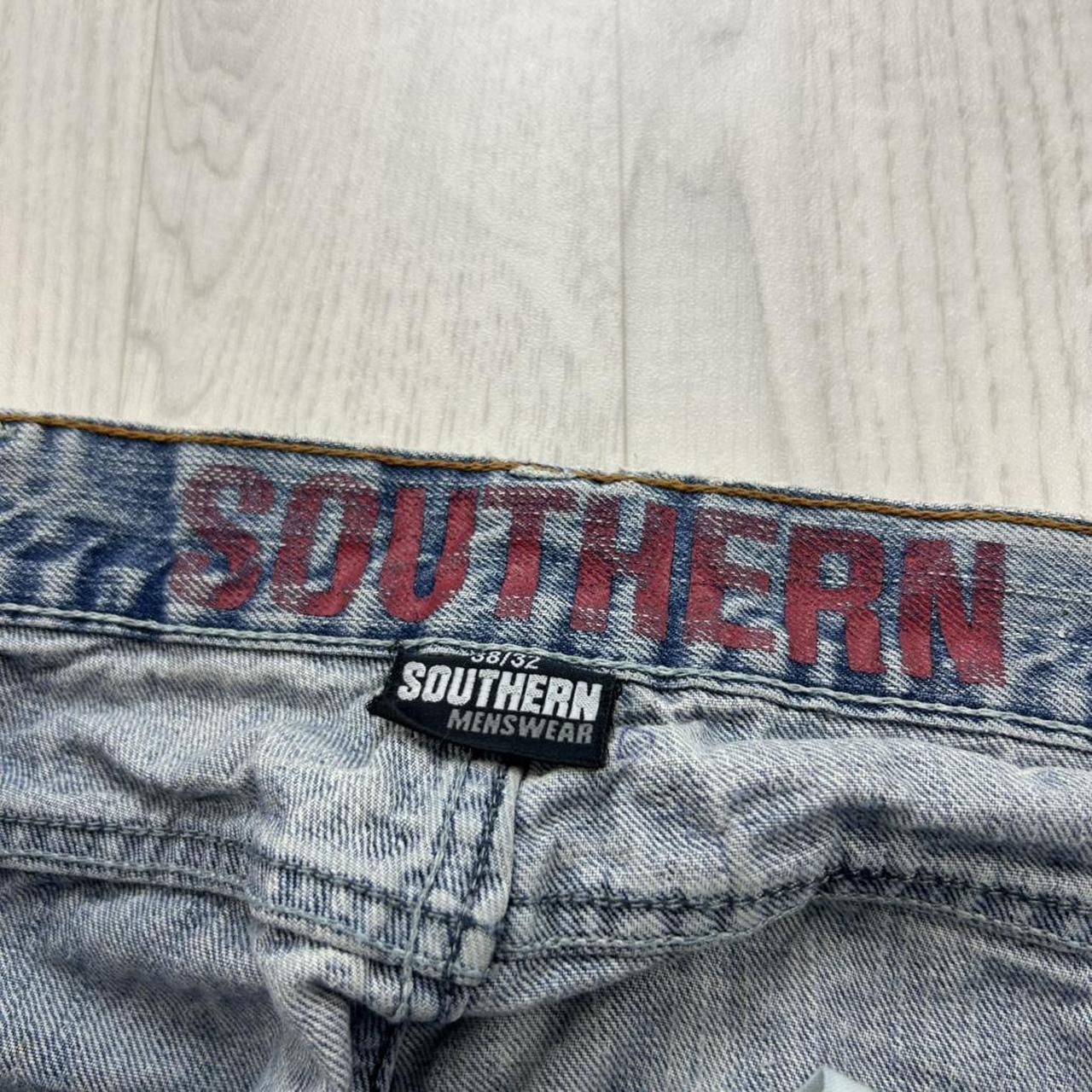 VINTAGE Y2K SOUTHERN MENSWEAR BAGGY JEANS BLUE