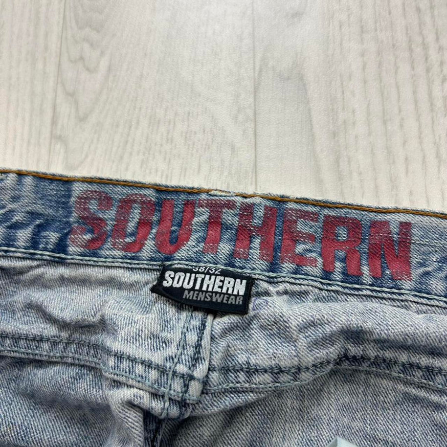 VINTAGE Y2K SOUTHERN MENSWEAR BAGGY JEANS BLUE