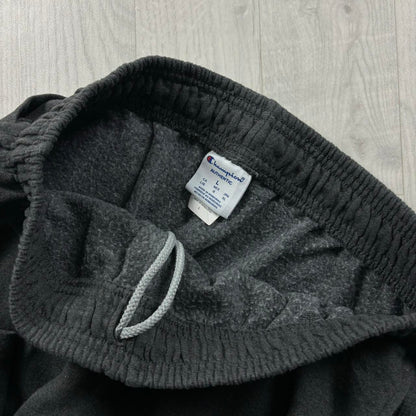 VINTAGE 00s CHAMPION BAGGY COTTON SWEATPANTS CHARCOAL GREY