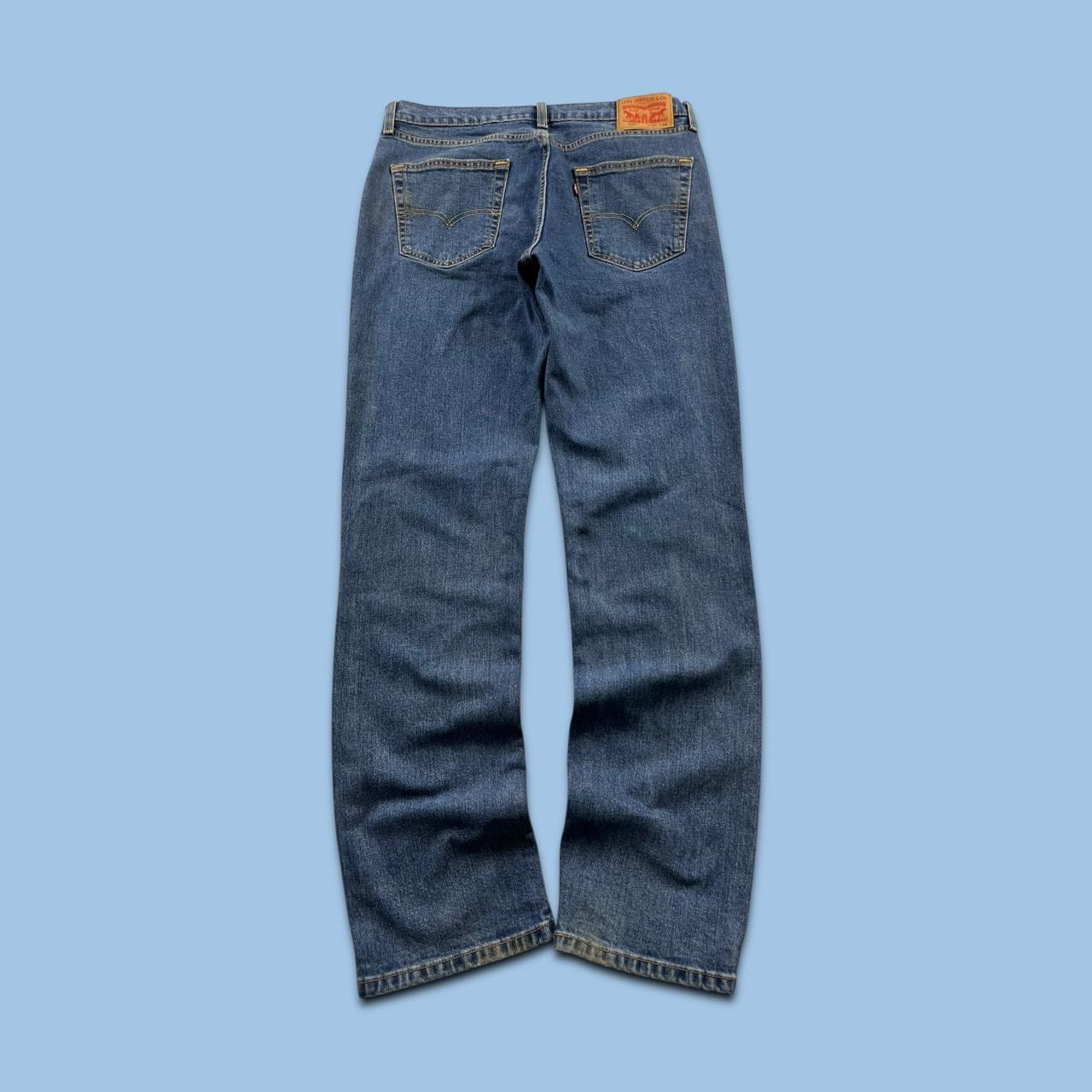VINTAGE LEVIS 514 RED TABS STRAIGHT LEG JEANS BLUE