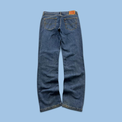 VINTAGE LEVIS 514 RED TABS STRAIGHT LEG JEANS BLUE