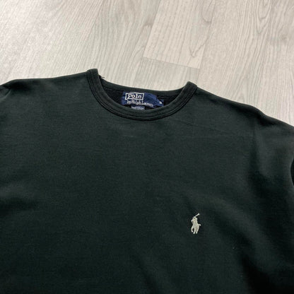 VINTAGE Y2K POLO RALPH LAUREN SWEATSHIRT BLACK