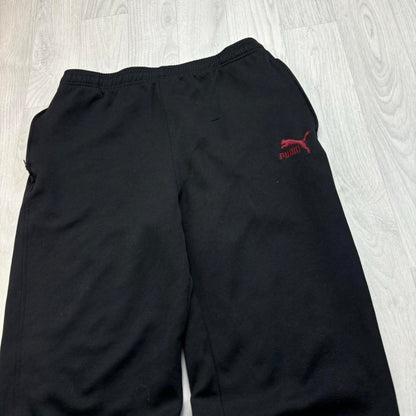 VINTAGE Y2K PUMA BAGGY TRACKSUIT BOTTOMS BLACK