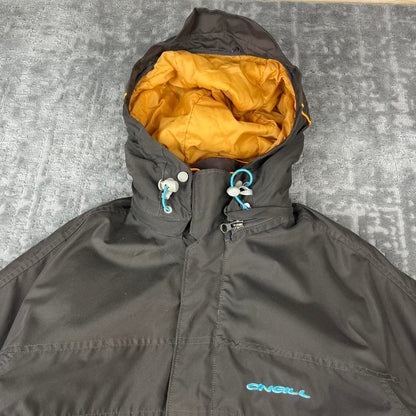 VINTAGE Y2K ONEILL TECHNICAL SKI JACKET BROWN