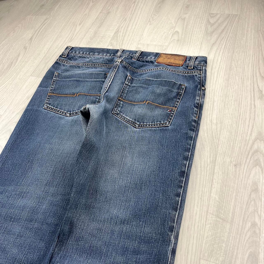 VINTAGE Y2K TOMMY HILFIGER BAGGY JEANS BLUE