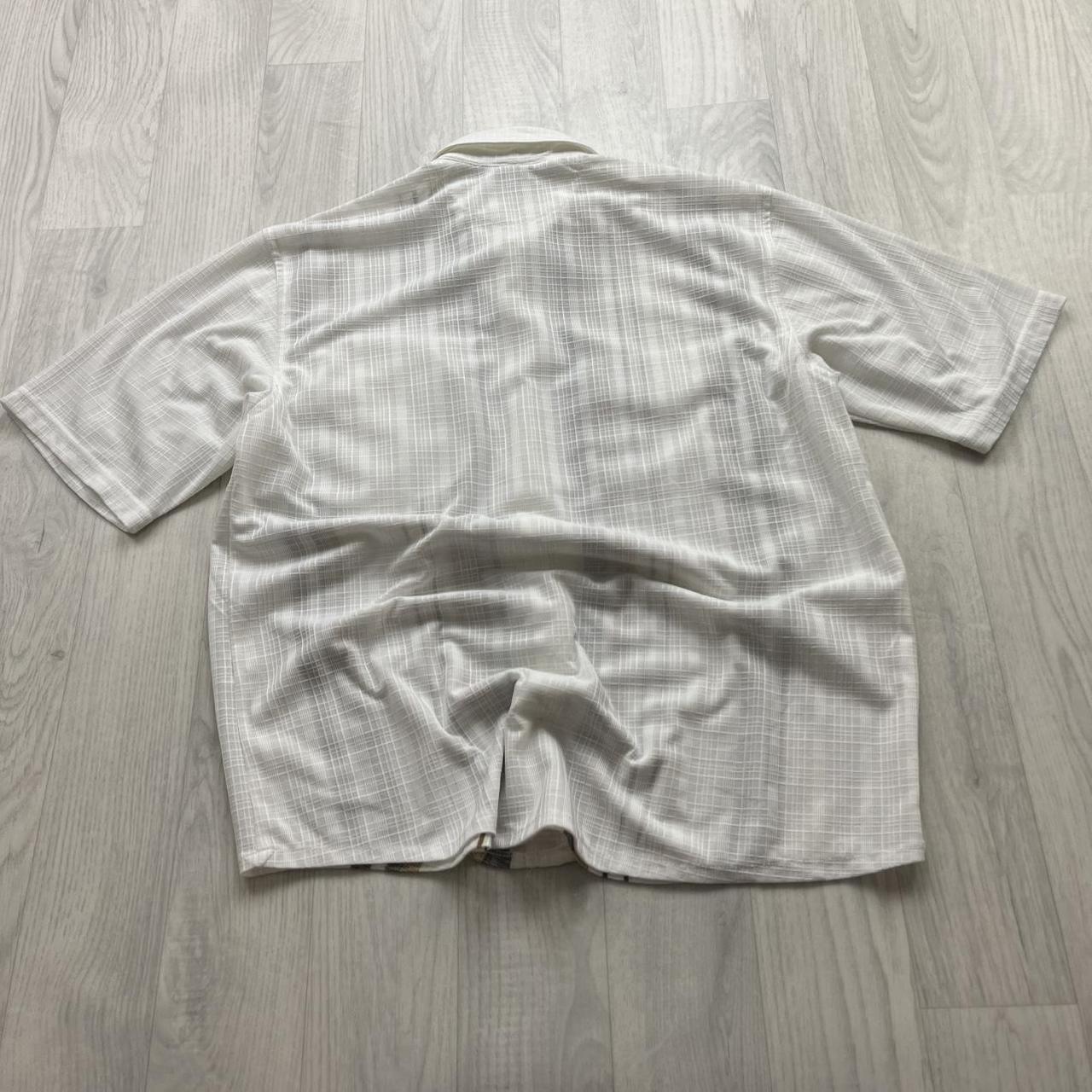 VINTAGE Y2K SHORT SLEEVE SHIRT WHITE
