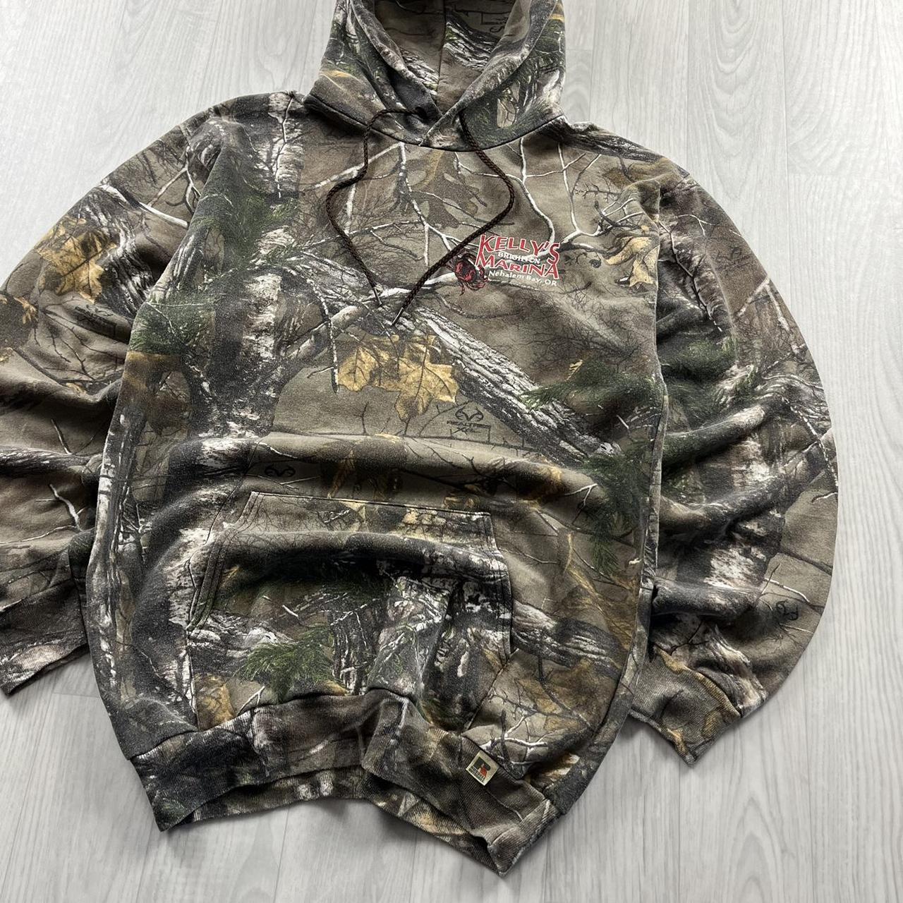 VINTAGE RUSSELL ATHLETIC REALTREE HOODIE CAMO