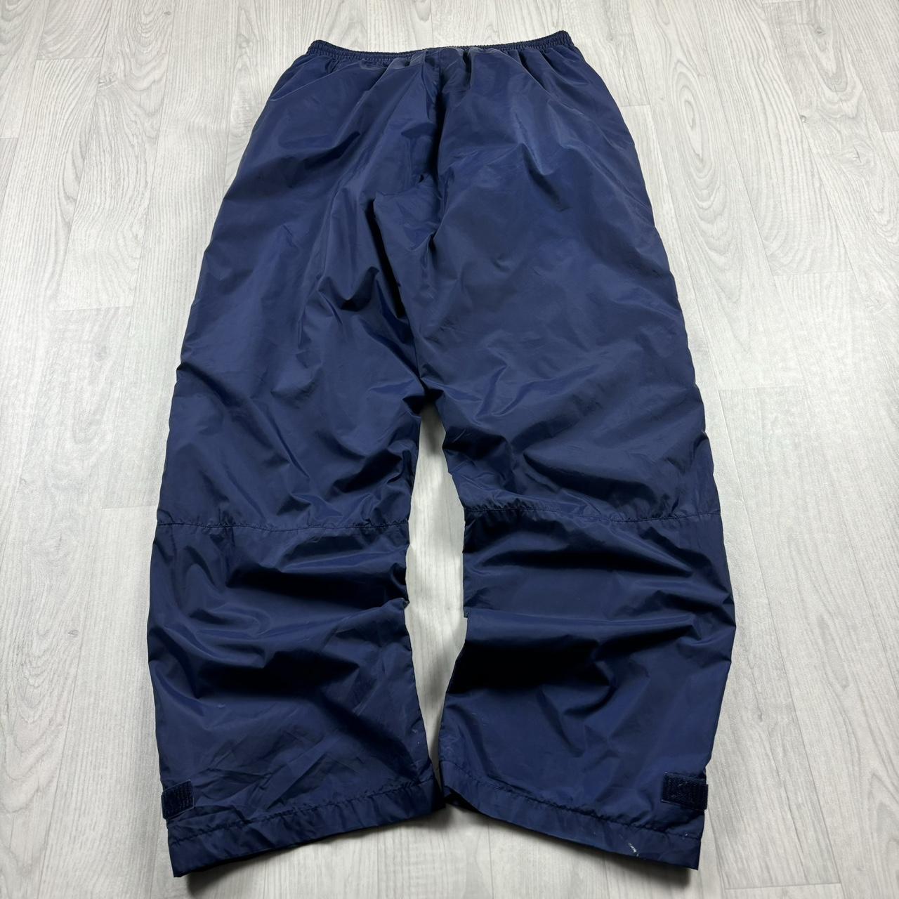 VINTAGE Y2K ADIDAS BAGGY TRACKSUIT BOTTOMS NAVY