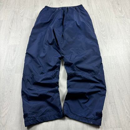 VINTAGE Y2K ADIDAS BAGGY TRACKSUIT BOTTOMS NAVY