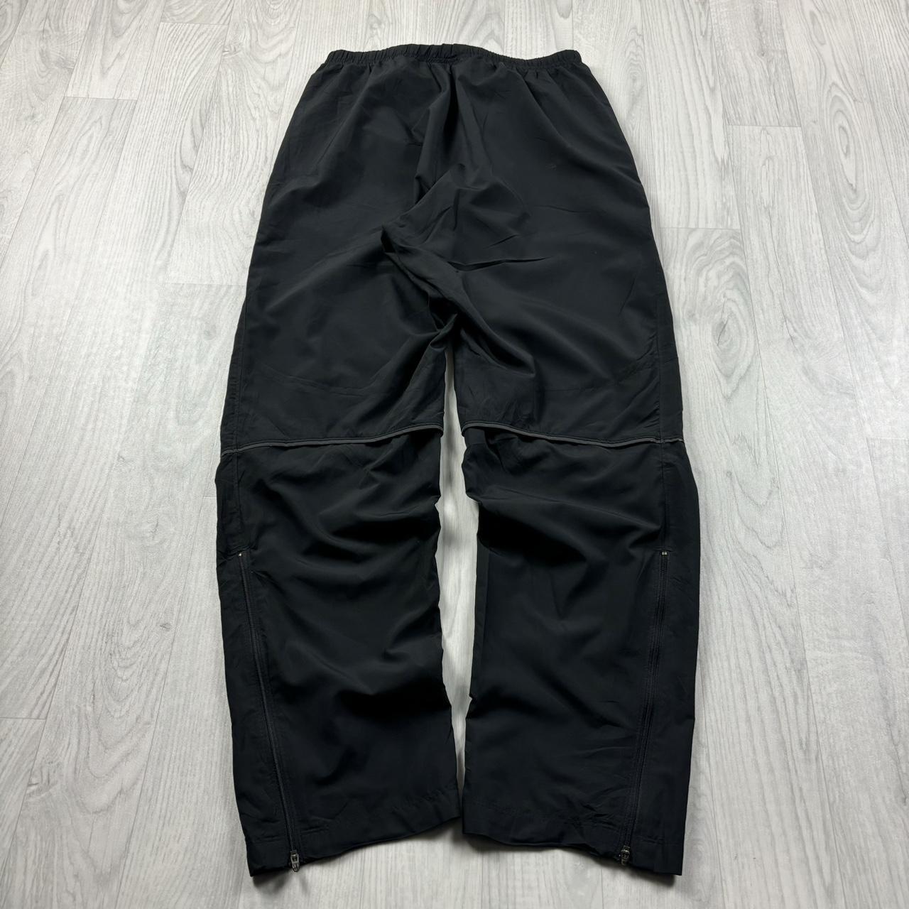VINTAGE Y2K NIKE STRAIGHT LEG BAGGY TRACKSUIT BOTTOMS BLACK