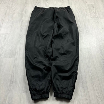 VINTAGE 90s ADIDAS BAGGY TRACKSUIT BOTTOMS BLACK