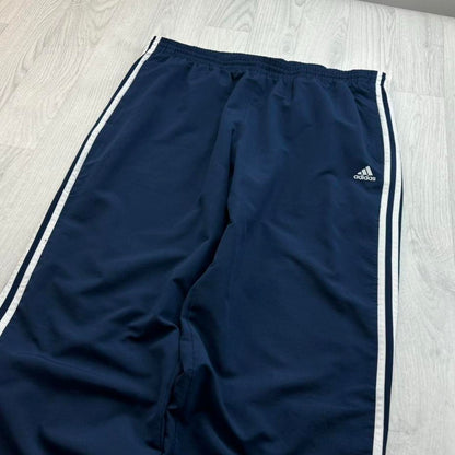 VINTAGE Y2K ADIDAS BAGGY TRACKSUIT BOTTOMS NAVY