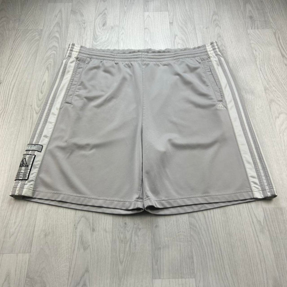 VINTAGE Y2K ADIDAS BAGGY BASKETBALL SPORT SHORTS GREY