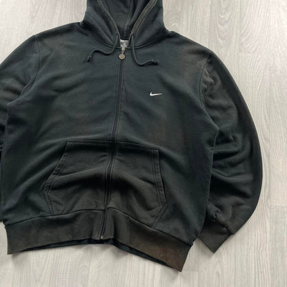 VINTAGE Y2K NIKE ZIP HOODIE BLACK