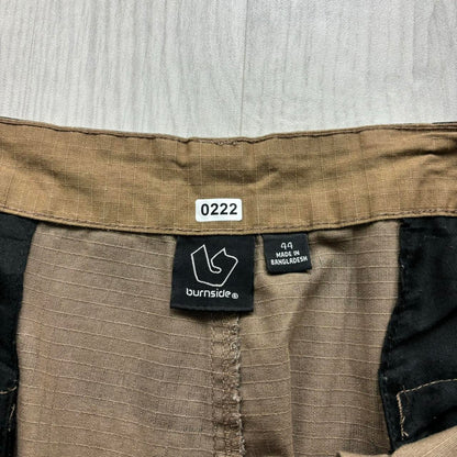 VINTAGE Y2K BURNSIDE BAGGY LOOSE CAMO SHORTS