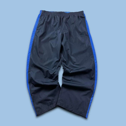 VINTAGE Y2K STARTER BAGGY TRACKSUIT BOTTOMS NAVY