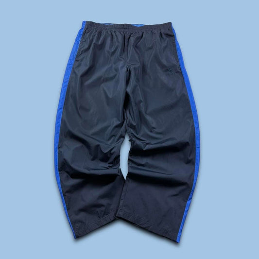 VINTAGE Y2K STARTER BAGGY TRACKSUIT BOTTOMS NAVY