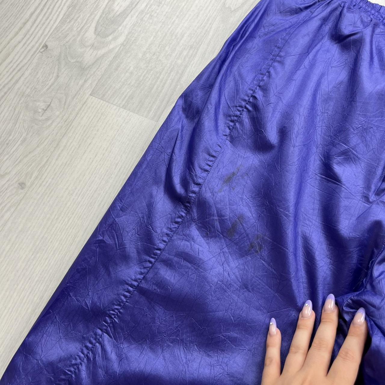 VINTAGE 90s ADIDAS BAGGY TRACKSUIT BOTTOMS PURPLE
