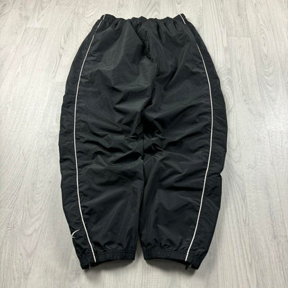 VINTAGE Y2K REEBOK BAGGY TRACKSUIT BOTTOMS BLACK