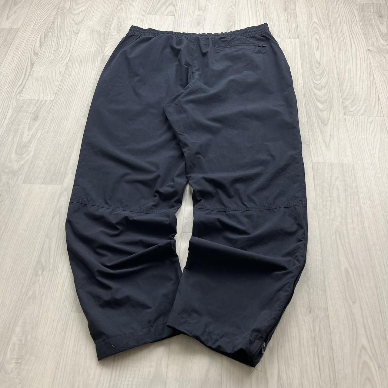 VINTAGE Y2K ADIDAS BAGGY TRACKSUIT BOTTOMS NAVY