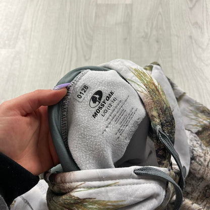 VINTAGE MOSSY OAK REALTREE HOODIE CAMO WHITE