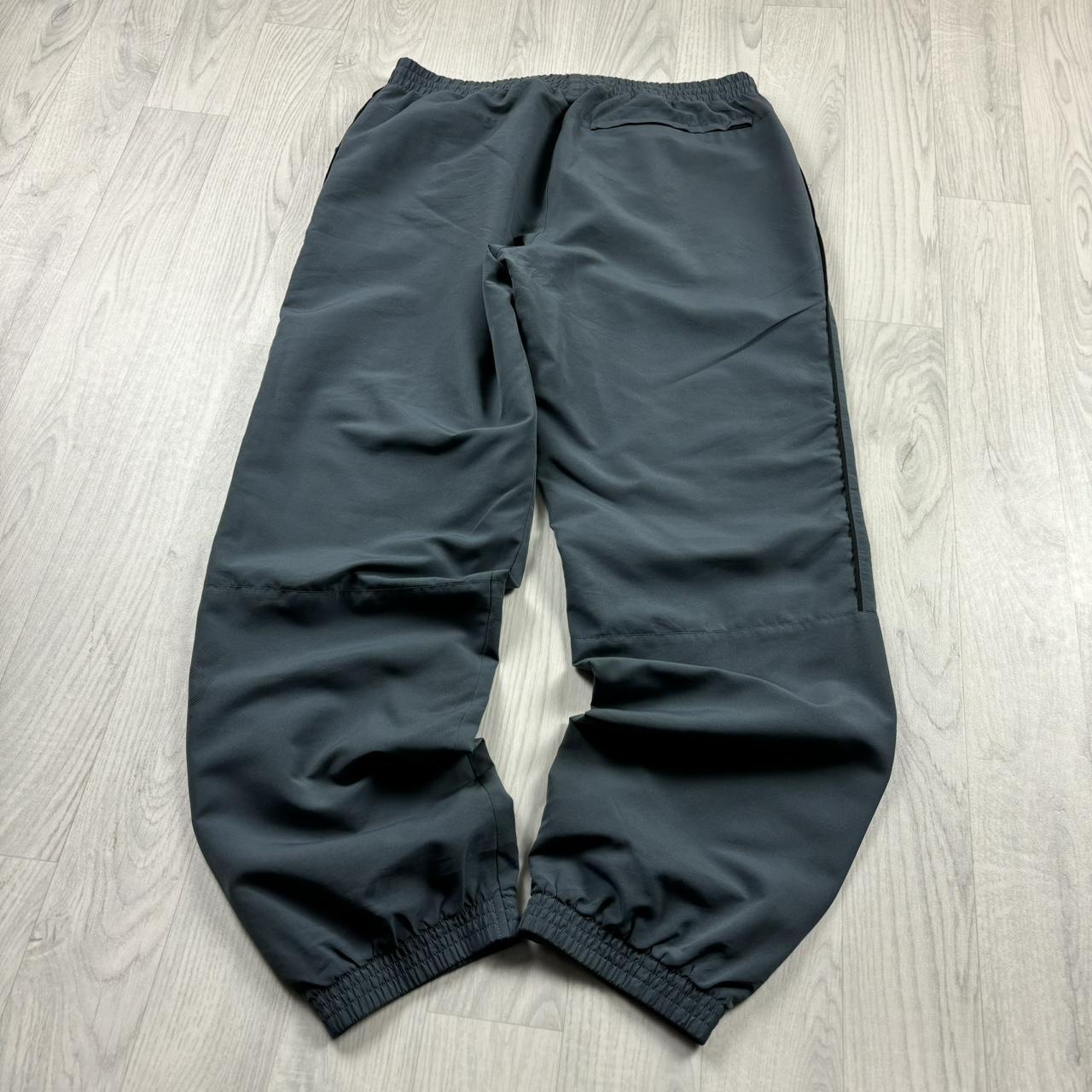 VINTAGE Y2K ADIDAS BAGGY TRACKSUIT BOTTOMS GREY