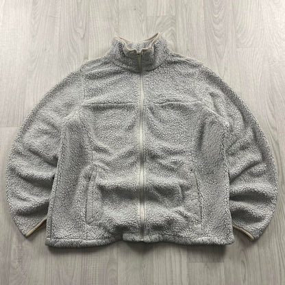 VINTAGE Y2K COLUMBIA ZIP UP FLEECE CREAM
