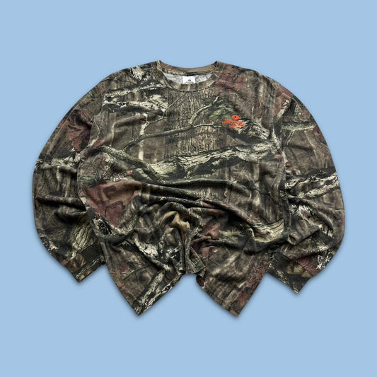 VINTAGE Y2K MOSSY OAK REALTREE LONG SLEEVE T SHIRT CAMO