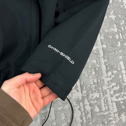 VINTAGE 00s COLUMBIA OMNI SHIELD TECHNICAL UTILITY JACKET BLACK