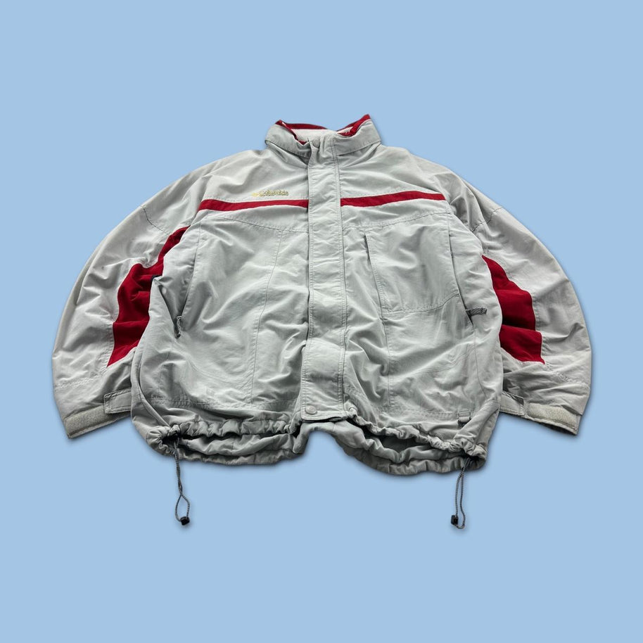 VINTAGE Y2K COLUMBIA TECHNICAL UTILITY SKI JACKET GREY