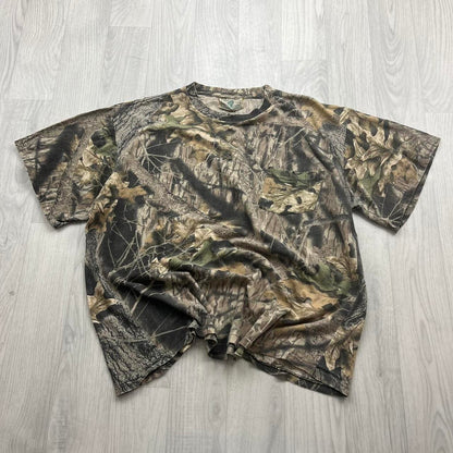 VINTAGE 90s MOSSY OAK REALTREE T SHIRT CAMO