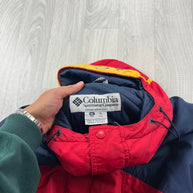 VINTAGE Y2K COLUMBIA TECHNICAL PADDED SKI JACKET RED