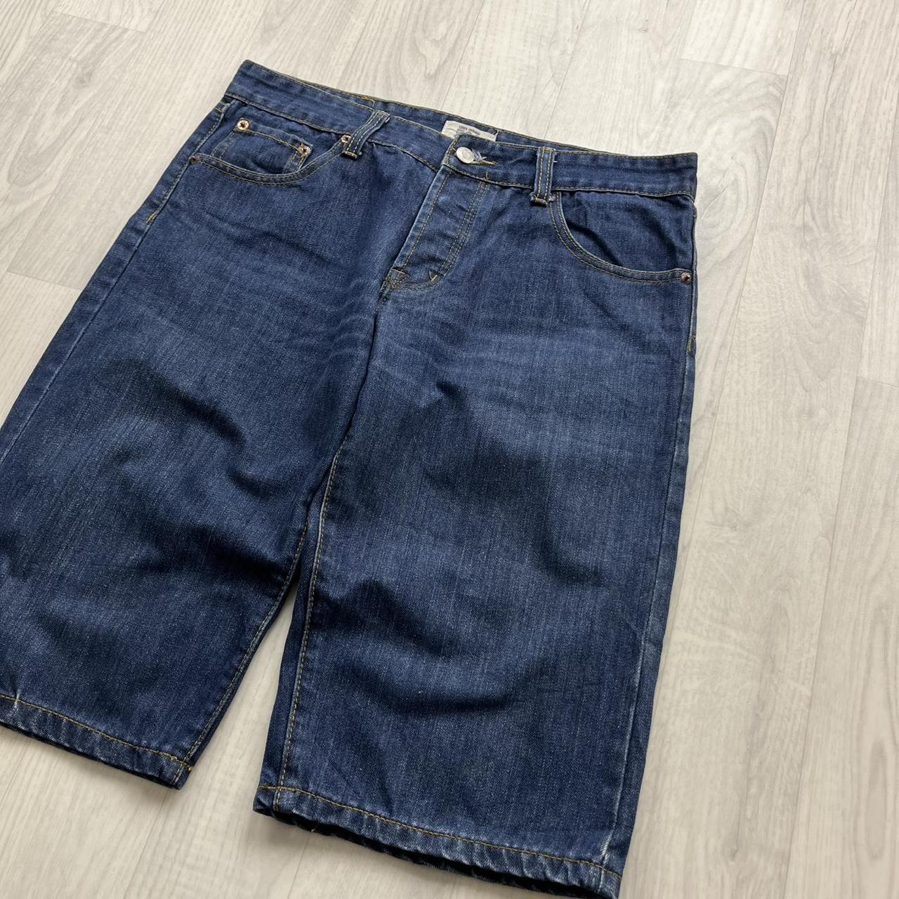VINTAGE 00s LEVIS 501 LOOSE JORTS NAVY