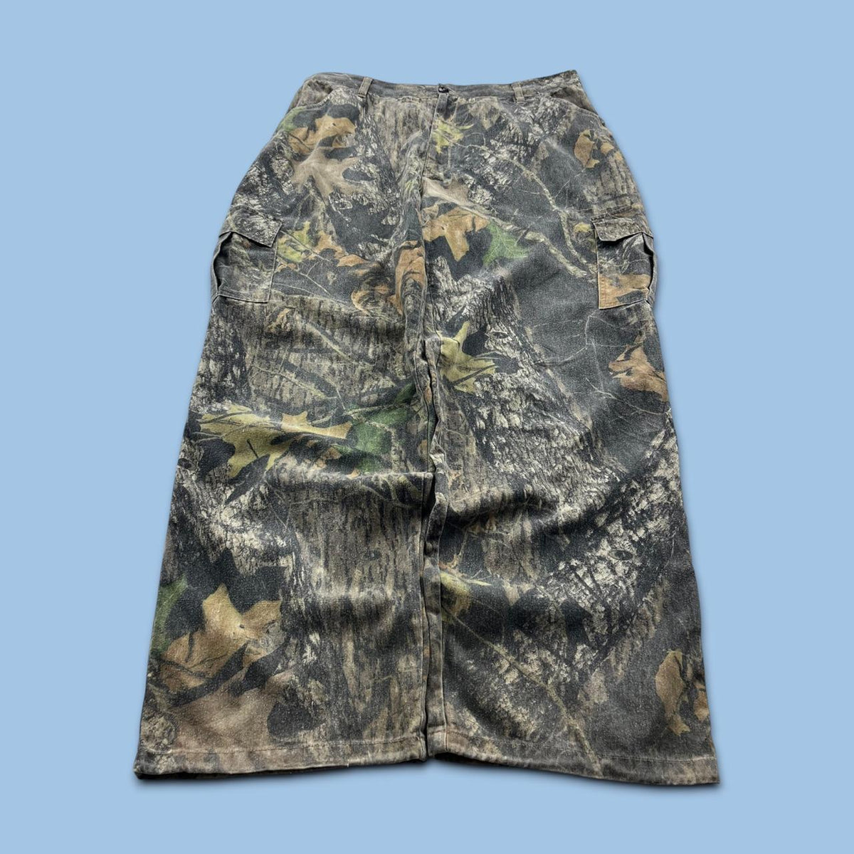 VINTAGE JERZEES REALTREE BAGGY CAMO CARGO PANTS
