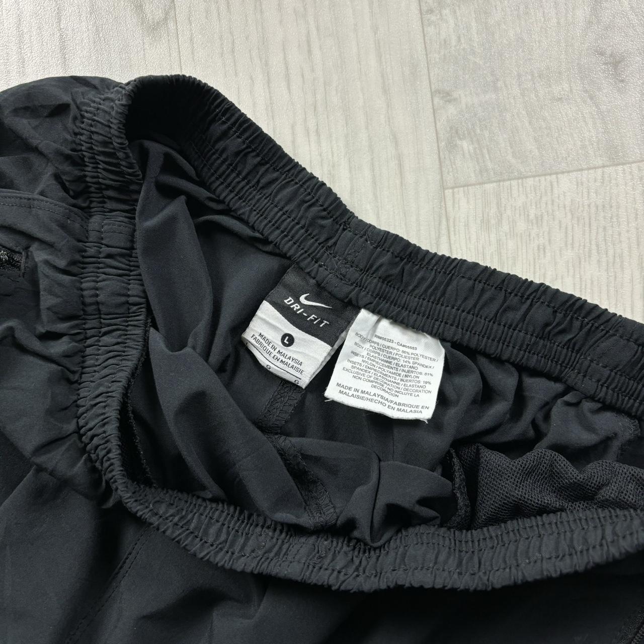 VINTAGE Y2K NIKE DRI FIT BAGGY TRACKSUIT BOTTOMS BLACK